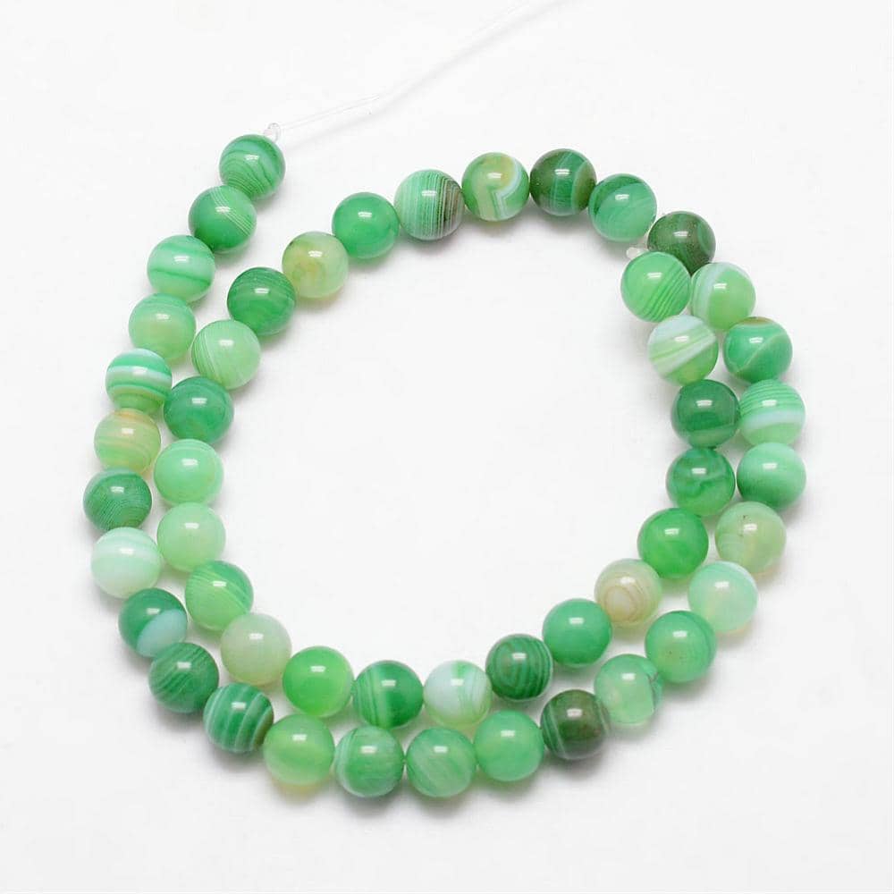 Shinny Green Agate Gemstones