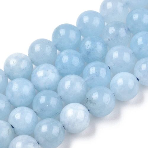 Dyed Natural Aquamarine Gemstones