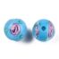 Solid Turquoise Lampwork Beads