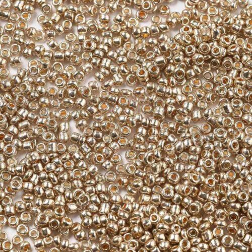 Lustre Light Golden Seed Beads
