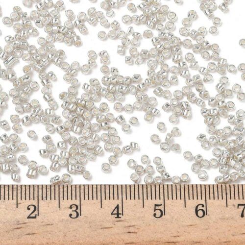 Lustre Silver Seed Beads