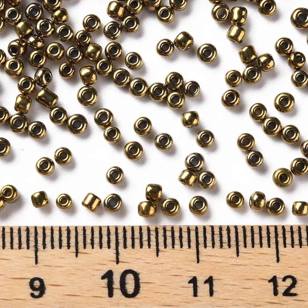 Lustre Dark Gold Bronze Seed Beads