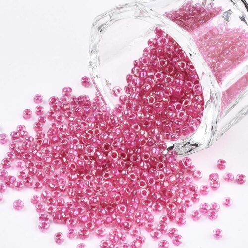 Lustre Fuchsia Seed Beads
