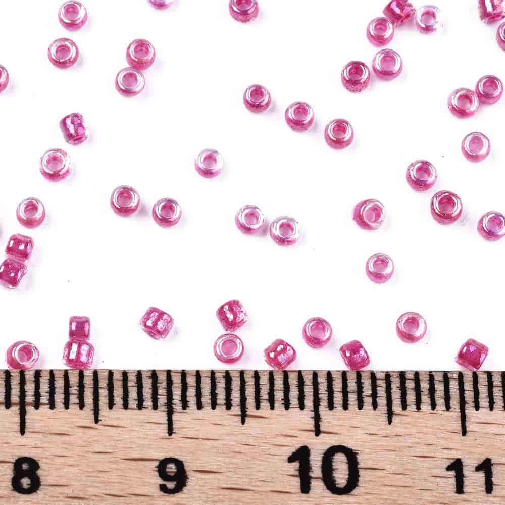 Lustre Fuchsia Seed Beads