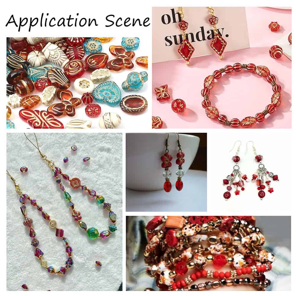 Red Acrylic Glass Beading Kit