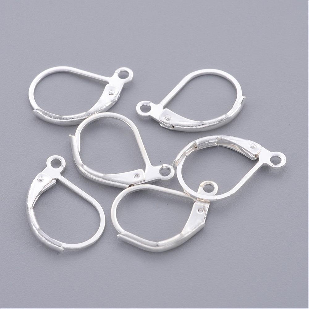 Silver French Lever Back Earring Hooks