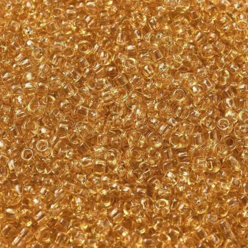 Transparent Goldenrod Seed Beads