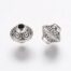 Antique Silver Floral Metal Beads