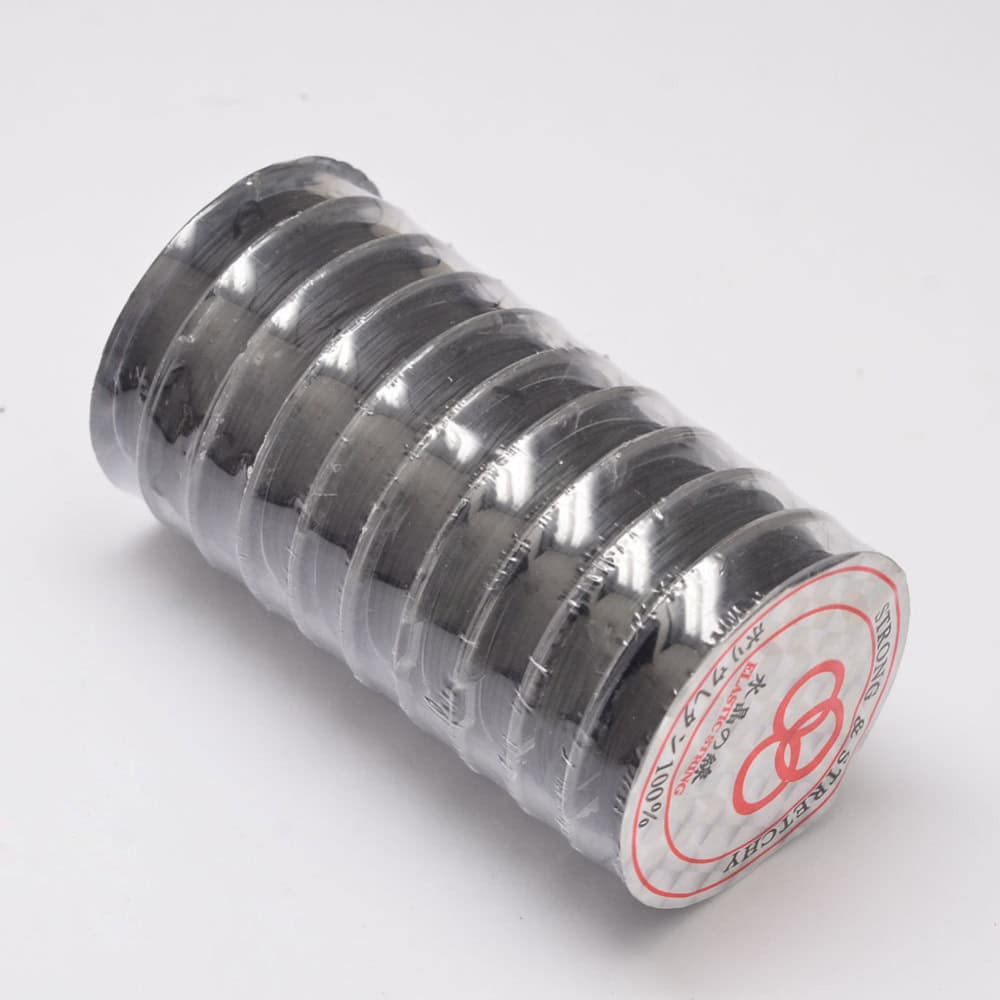 Black Stretch Beading String Cord