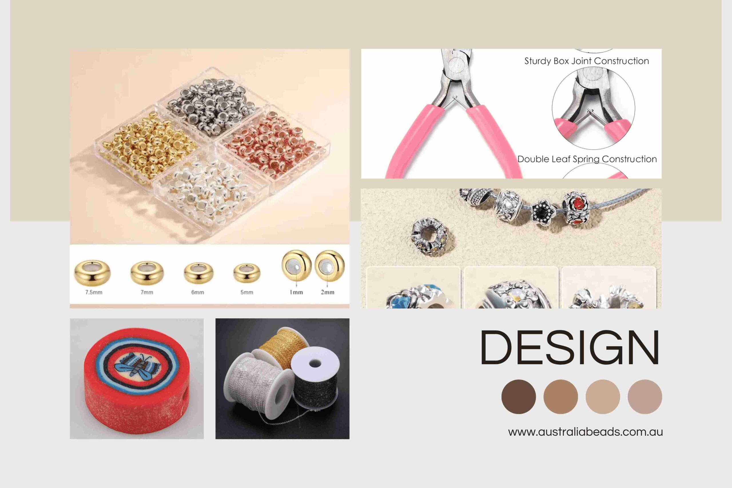 Handmade bead drop earrings — beginner jewellery project using head pins and earring hooks