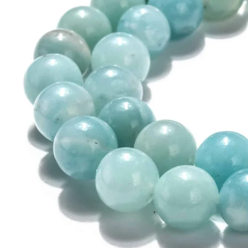 Natural Amazonite Gemstone Beads 8mm Round